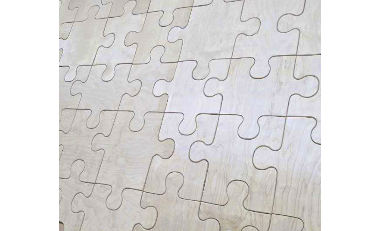 Закончили изготовление заказа — «стена‑пазл»